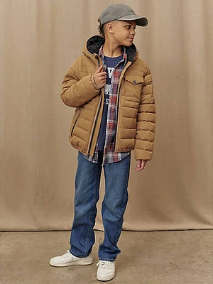 Heavy Weight Puffer Jacket Big Boys 8-20