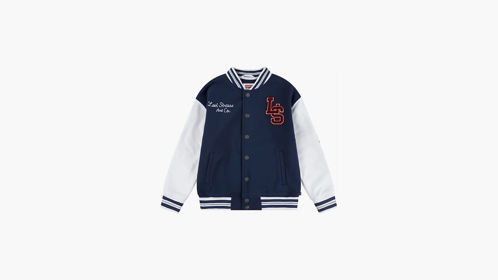 Varsity Bomber Jacket Big Boys S-XL