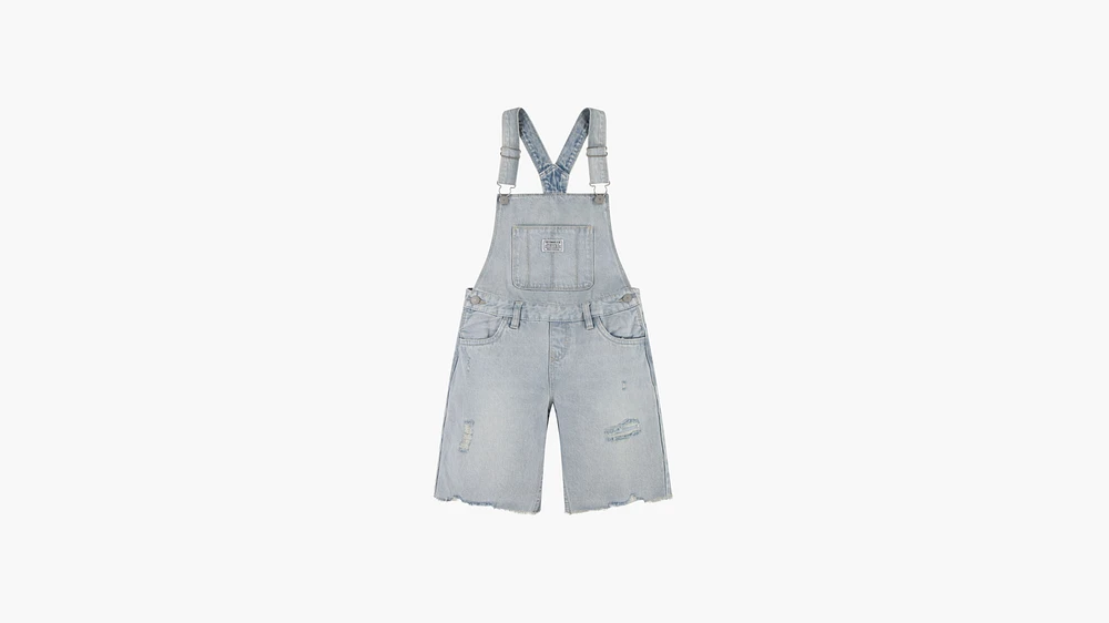 Denim Midi Shortalls Little Girls 4-6X