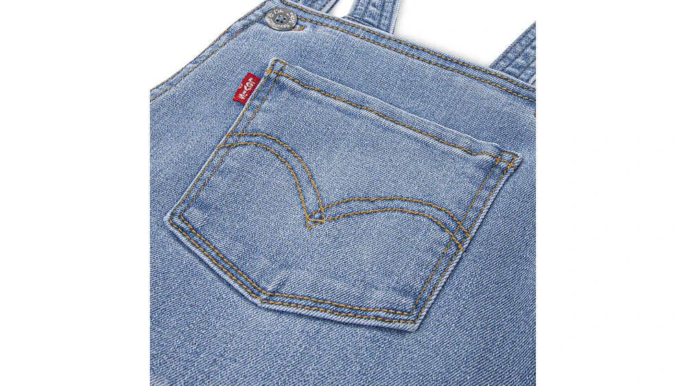 Rolled Cuff Shortall & Tee Little Girls 4-6X