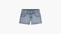 Double Shank Denim Shorts Big Girls 7-16