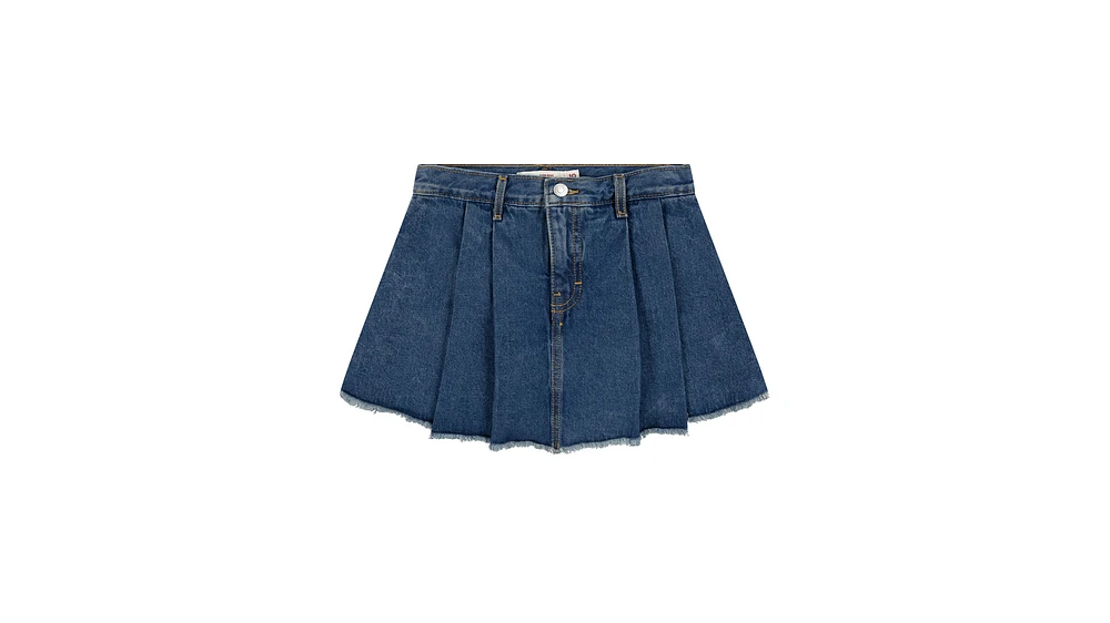 Denim Pleated Skort Big Girls 7-16