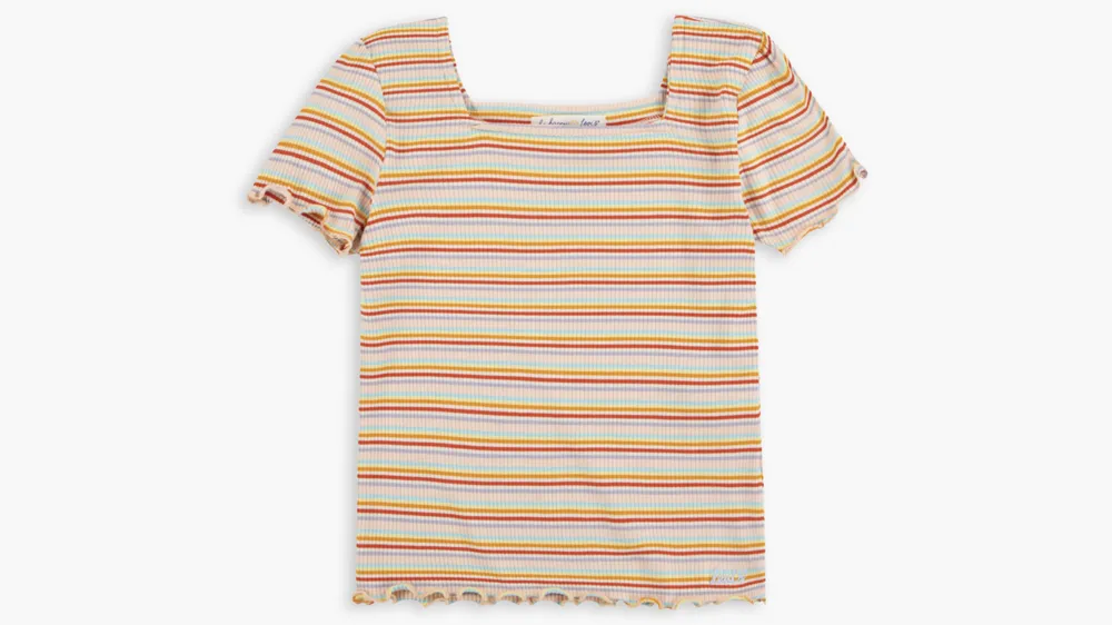 Ribbed Baby T-Shirt Big Girls S-XL