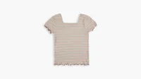 Ribbed Baby T-Shirt Big Girls S-XL