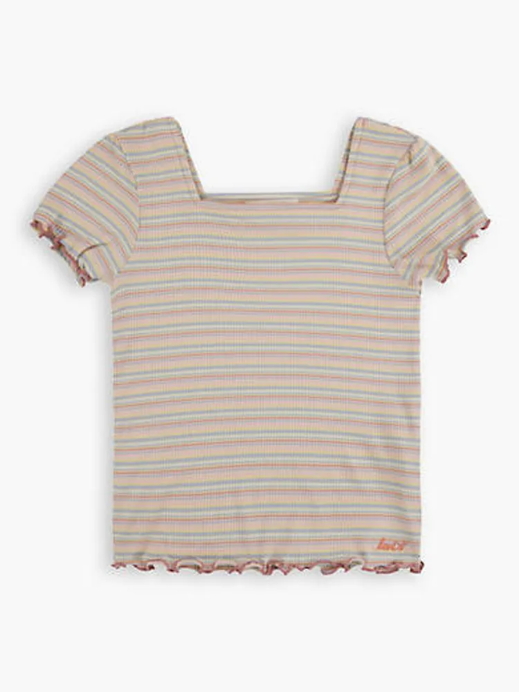 Ribbed Baby T-Shirt Big Girls S-XL