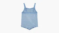 Striped Ribbed Tank Top Big Girls S-XL