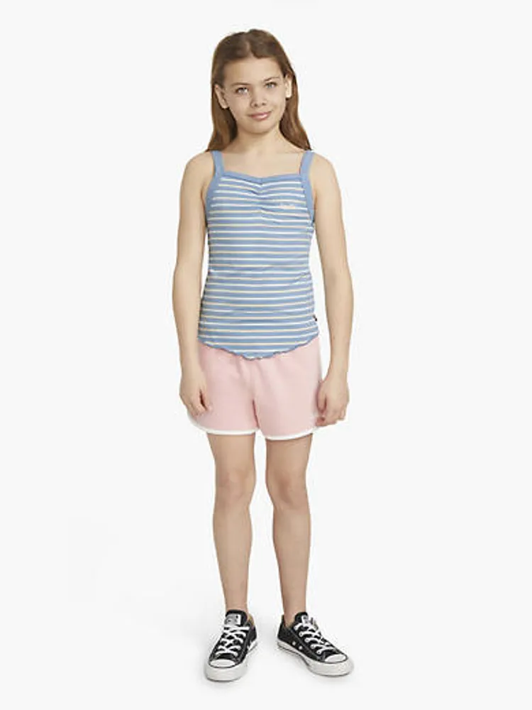 Striped Ribbed Tank Top Big Girls S-XL