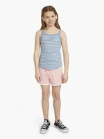 Striped Ribbed Tank Top Big Girls S-XL