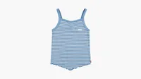 Striped Ribbed Tank Top Big Girls S-XL