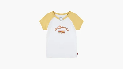 Rainbow Levis Tee Little Girls 4-6X