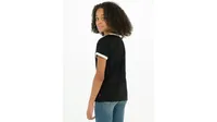 Retro Ringer T-Shirt Big Girls S-XL