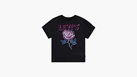 Western Roses Oversized Tee Big Girls 7-16