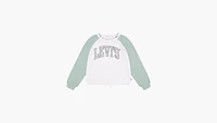 Collegiate Floral Crewneck Big Girls 7-16