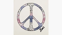 Oversized Peace Sign Tee Big Girls 7-16