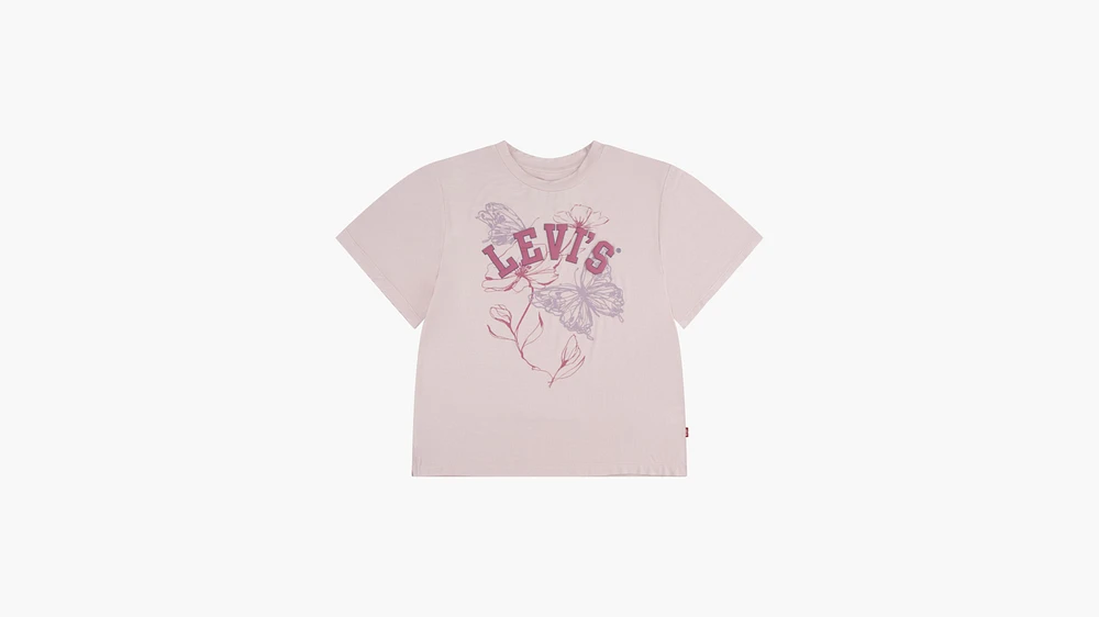 Floral Oversized Tee Big Girls 7-16