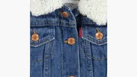 Sherpa Trucker Jacket Little Girls 4-6X