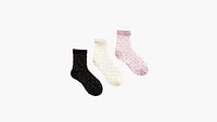 Polka Dot Mesh Short Socks