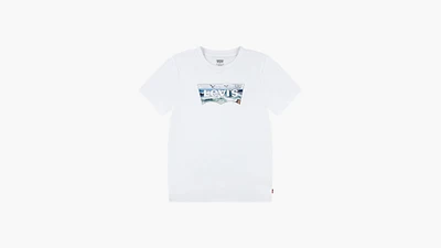 Crashing Waves Batwing Tee Big Boys S-XL