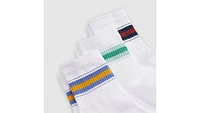 Varsity Stripe Short Cut Socks (3-Pack)