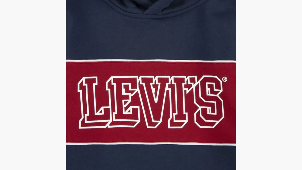 Levi's® Logo Colorblocked Hoodie Big Boys 8-20