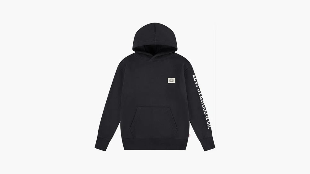 Sleeve Hit Pullover Hoodie Big Boys 8-20