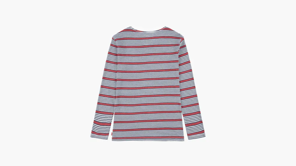 Stripe Thermal Long Sleeve T-Shirt Big Boys 8-20