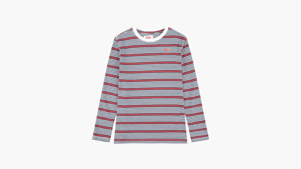 Stripe Thermal Long Sleeve T-Shirt Big Boys 8-20