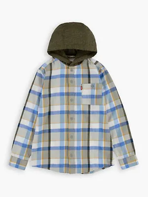 Levi's® Hooded Button Up Big Boys Shirt S-XL