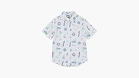 Slub Texture Woven Shirt Little Boys 4-7x