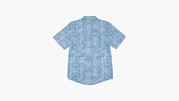 Jacquard Woven Shirt Big Boys S-XL