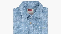 Jacquard Woven Shirt Big Boys S-XL