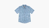 Jacquard Woven Shirt Big Boys S-XL