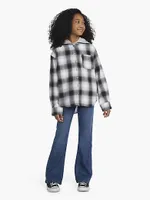 Hooded Woven Top Big Girls 7-16