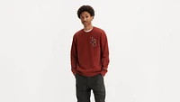 Standard Fit Graphic Crewneck Sweatshirt