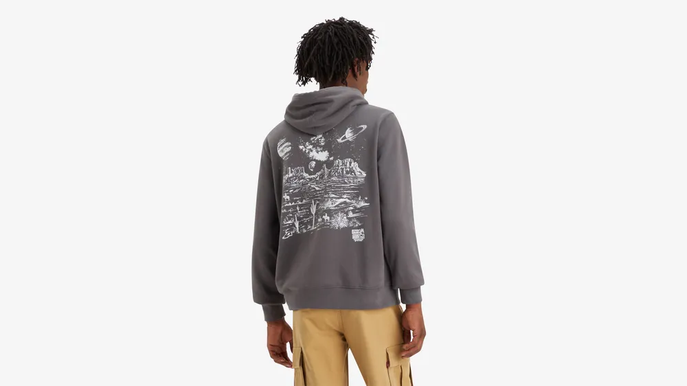 Standard Fit Graphic Hoodie Sweatshirt