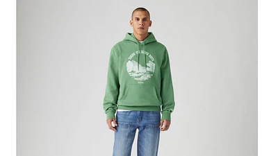 Standard Fit Graphic Hoodie Sweatshirt