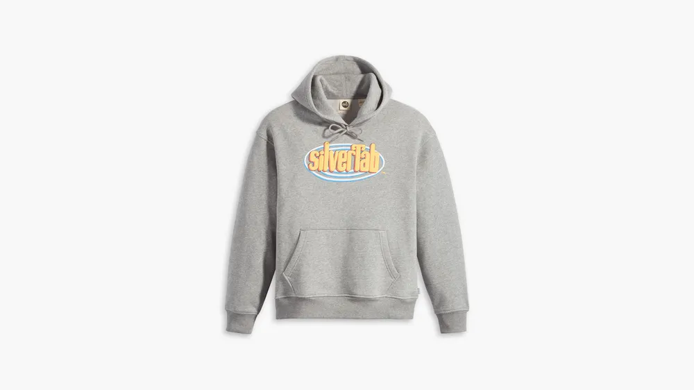 SilverTab™ Relaxed Graphic Hoodie Sweatshirt