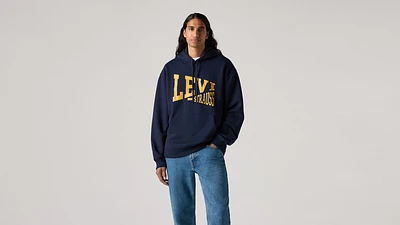 Relaxed Fit Graphic Hoodie Sweatshirt