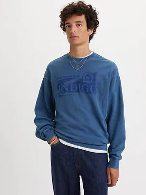 Relaxed Fit Graphic Crewneck Sweatshirt