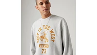 Relaxed Graphic Crewneck Sweatshirt