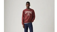 Relaxed Graphic Crewneck Sweatshirt
