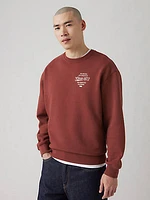 Relaxed Graphic Crewneck Sweatshirt