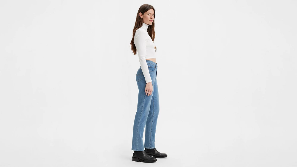 724 High Rise Slim Straight Cropped Women's Jeans