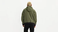 Soft Shell Hoodie Bomber Jacket