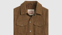 Faux Suede Western Shacket