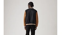 Lightweight Colorblock Varsity Jacket