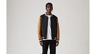 Lightweight Colorblock Varsity Jacket