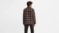 Cotton Plaid Quilted Lining Shacket