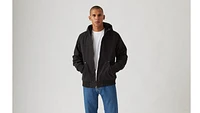 Sherpa Lined Hooded Jacket