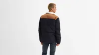 Quilted Sherpa Puffer Jacket